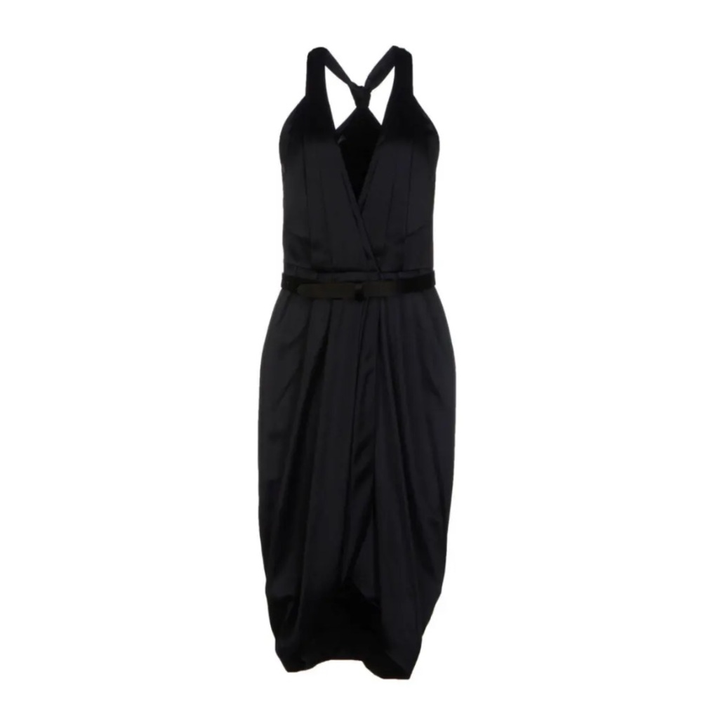 Alexander McQueen Silk Midi Dress